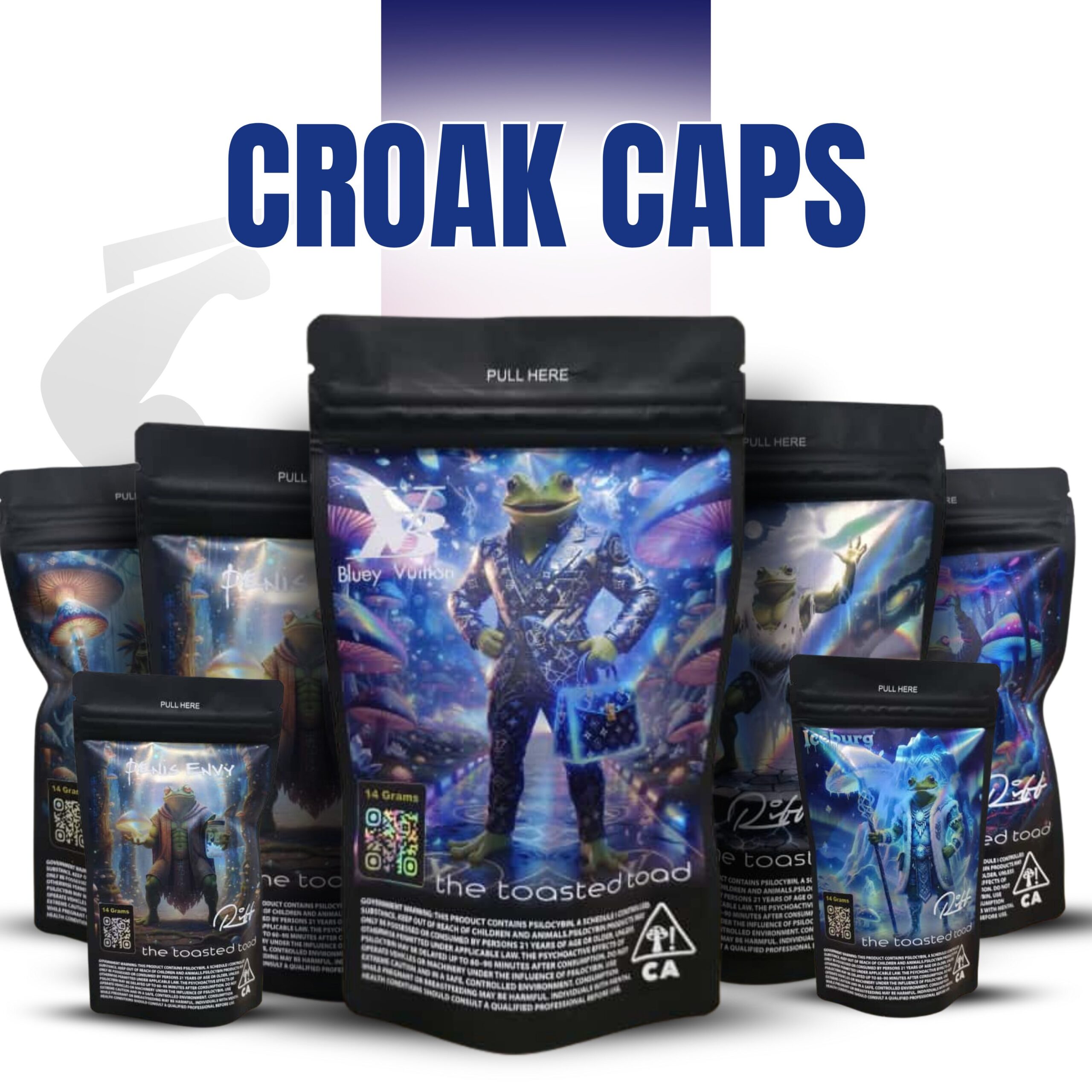 Croak Caps – 14g