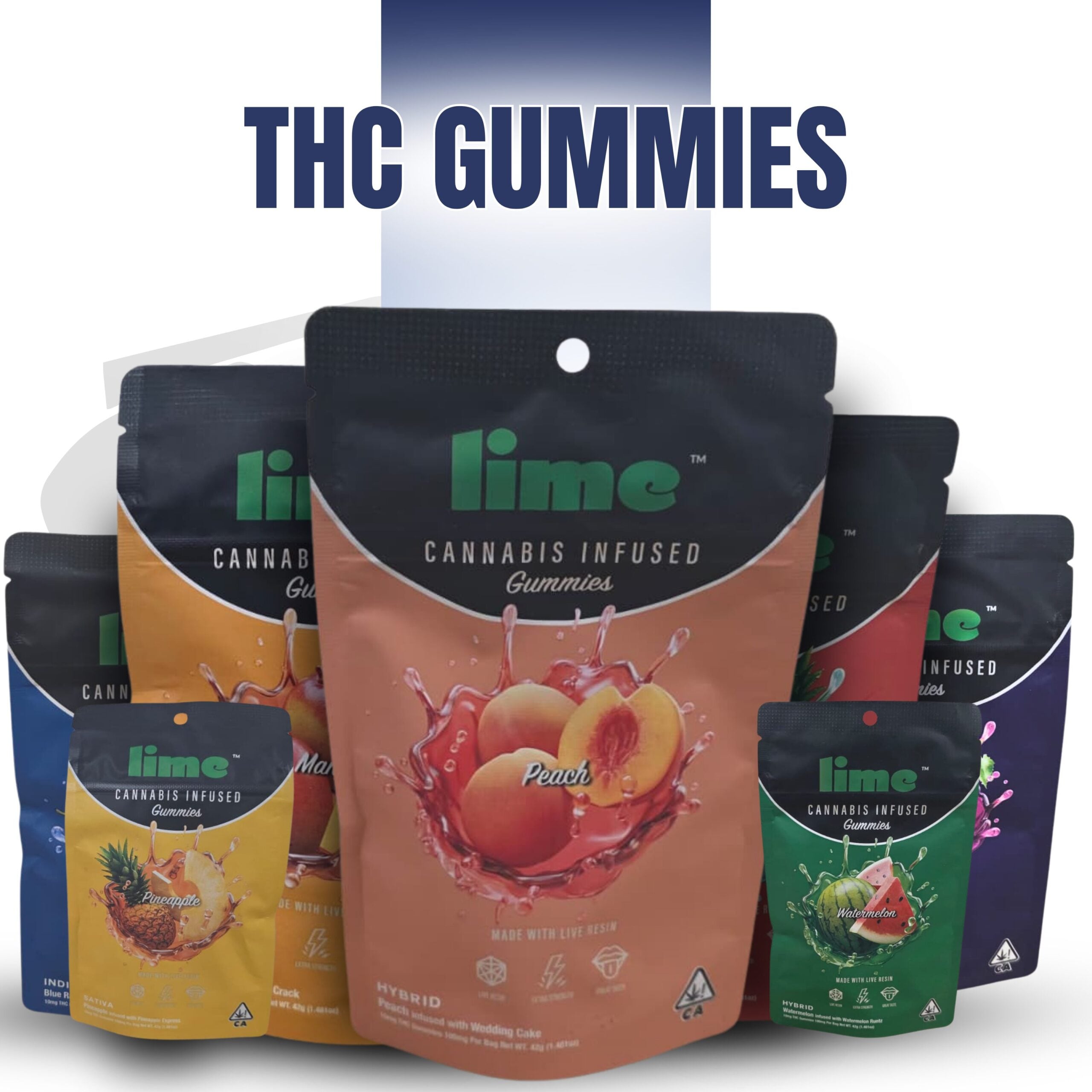 Lime – Live Resin Cannabis Infused Gummies